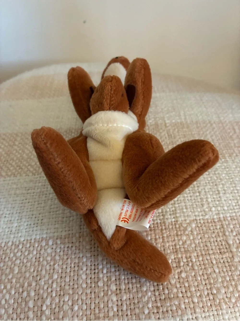 Ty Beanie Babies - “Pouch” the Kangaroo (with Joey!) - 90s vintage toy with tags